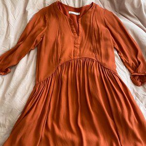 See U Soon Orange Swing Dress
